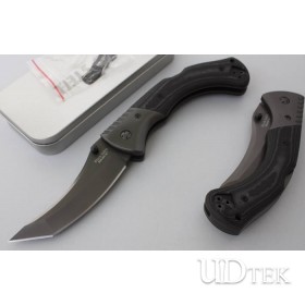 High quality OEM Cold Steel 60BS.Black sable folding knife UD48220